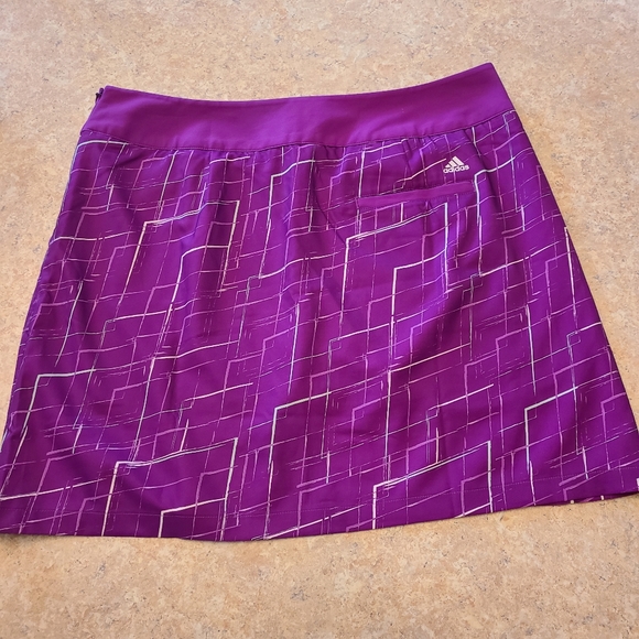 Adidas Climacool Purple Lined Athletic Skirt in Size 12 - Picture 6 of 8
